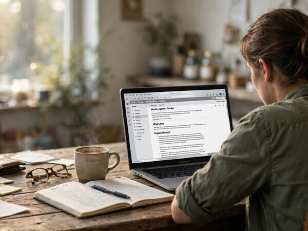 small business owner learning email marketing for small business beginners
